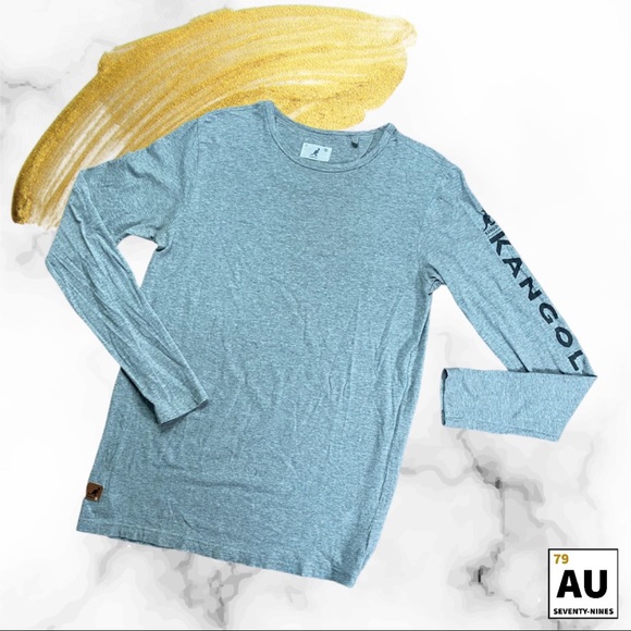 Vintage Kangol Long Sleeve w/ Branding on Sleeve - Picture 2 of 5